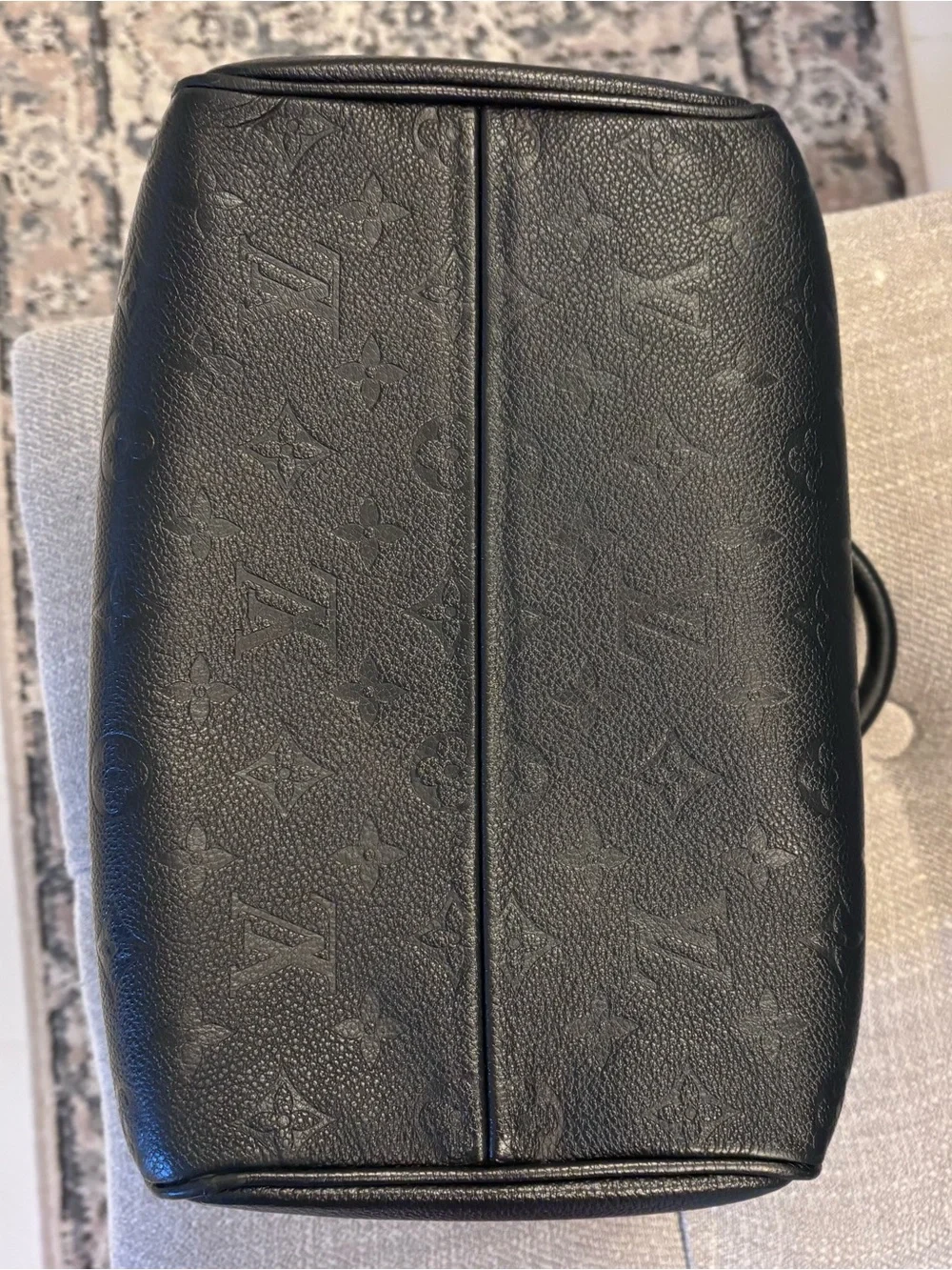 Louis Vuitton Black Empreinte Speedy Bandouliere 25 NM
